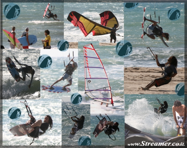 Afternoon Photo album of kyte surfers at the yamia beach Ashqelon 21st May 2007. wind speed over 20 knots, great surfing conditions for the locals
